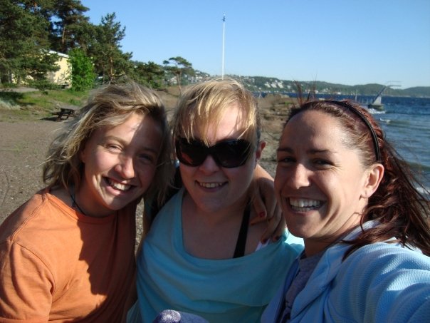 From left to right: Becky Angus, Thora Helgadottir and Ciara.