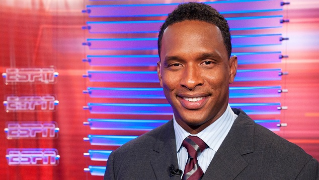 Former Premier League goalkeeper Shaka Hislop in his current role as an ESPN Soccer analyst.